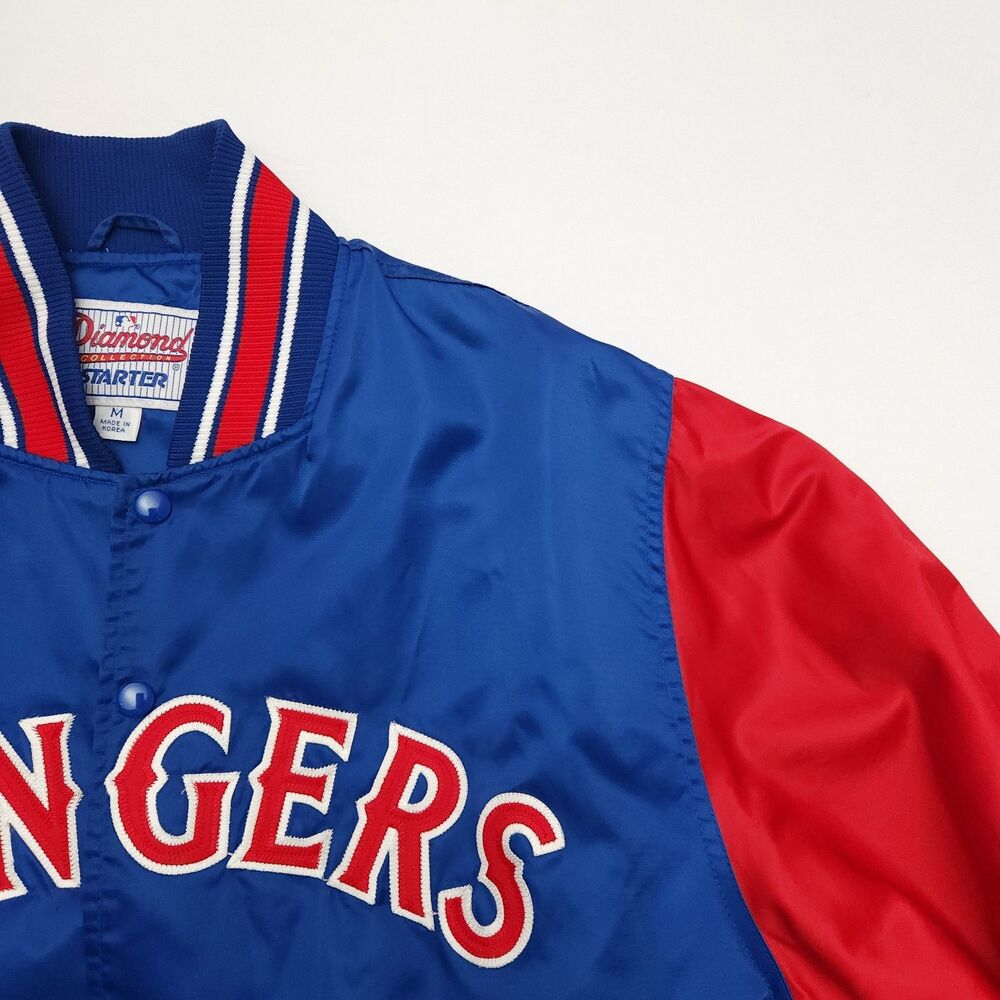 Vintage Diamond Collection Texas Rangers Starter Jacket Men Size Medium - Picture 5 of 14